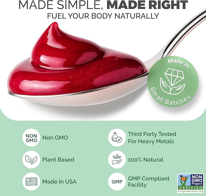 Wildcrafted Irish Sea Moss Gel | Made in USA | Rich in Vitamins &amp Minerals | Sea Moss Gel Raw | Nutritional Supplement | Elderberry (16 oz)