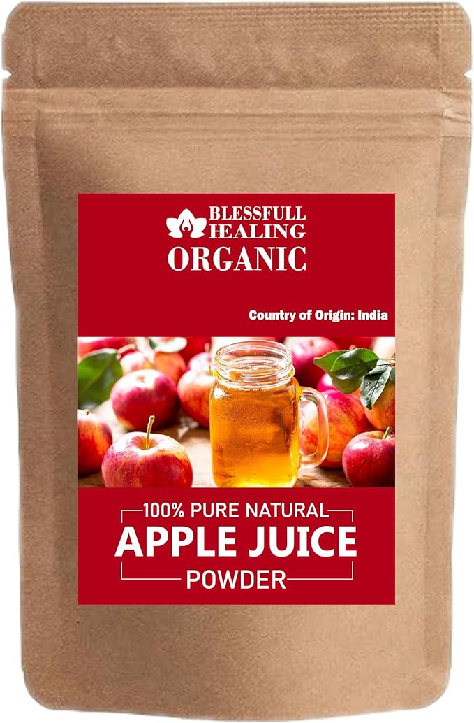 Blessfull Healing Organic Apple Juice Powder 100% Pure Natural 100 Gram / 3.52 oz