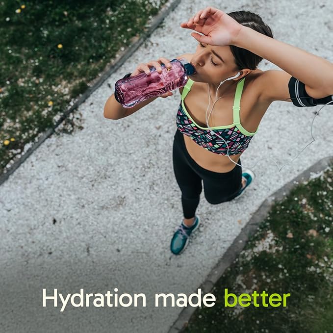 Organikа Electrolytes with Enhanced Collagen Powder for Women &amp Men - 13 oz - Zesty Lemon Berry-Flavored Effervescent Electrolyte &amp Collagen Drink Mix - Deep Hydration Mobility Skin Hair &