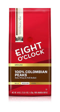 Eight O'Clock Coffee 100% Colombian Peaks Ground Coffee 40 Ounce Rich Winey &amp Full Bodied