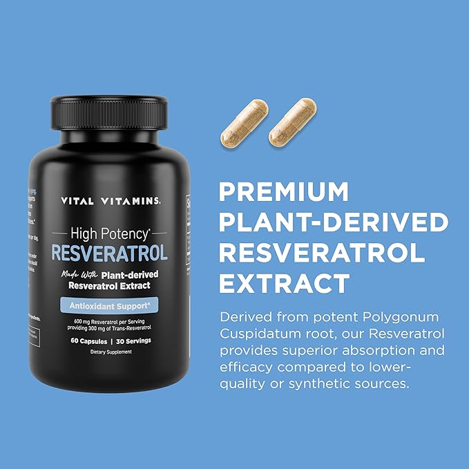 Vital Vitamins Multi Collagen Complex Plus Capsules + Resveratrol Capsules