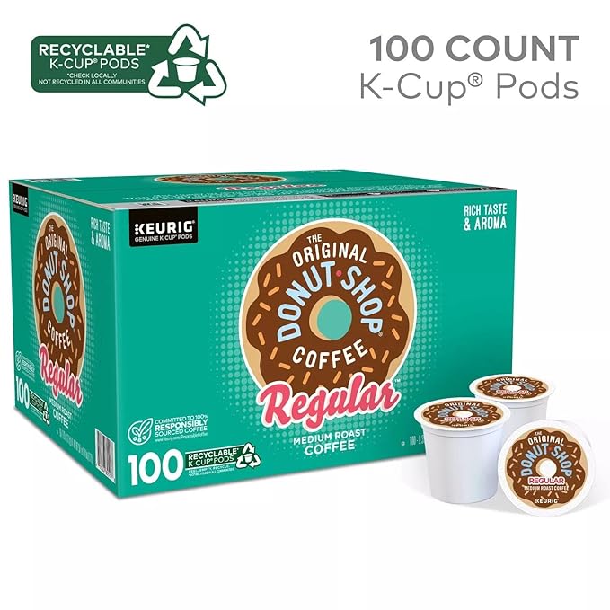 The Original Donut Shop Regular Keurig K-Cup Pack (100 K-Cups)
