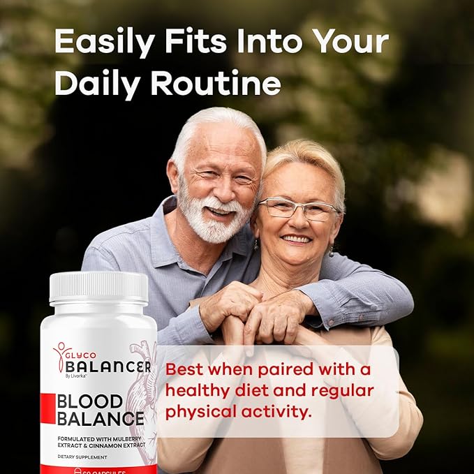 (2 Pack) Glyco Balancer Capsules - Official GlycoBalancer Supplement Support Pills Advanced Formula All Natural Premium Ingredinets for Health Support Vitamins and Wellness 120 Capsules for 2 Months