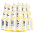 JRINK by Purée Ginger Lemon Juice Cold Pressed Juice Cleanse with Organic Lemon Ginger Detox Drink from Raw Fruit and Vegetable No Preservatives Healthy Cleanse 16oz Bottles 18 Pack