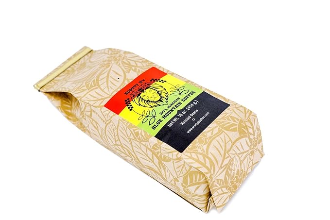 Scotty D's Jamaican Coffee 100% Blue Mountain Coffee-16 oz. (Medium Roast)(Whole Bean)