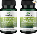 Swanson Berberine Advanced Enhanced Absorption Supplement for Health-Conscious Adults Seeking Optimized Bioavailability - Featuring Berbevis 550 mg (30 Vegan Capsules 2 Pack)