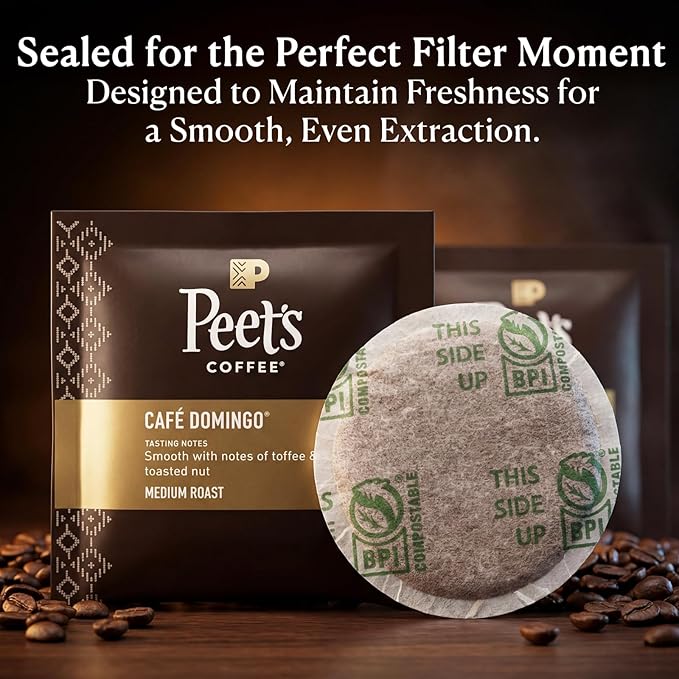 Peet’s Major Dickason’s &amp Domingo Coffee Pods – 32 Count (2 Packs of 16) – Dark Roast &amp Medium Roast Variety Pack with Bold Smooth Flavor – Compatible with Pelecom Coffee Machines – Peet’s Co