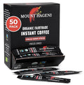 Mount Hagen Dispenser Box – 50 Count Organic Instant Coffee Packets Single Serve Medium Roast Eco-friendly Fair-Trade Freeze-dried Arabica Beans [50 sticks/3.53oz/100g]