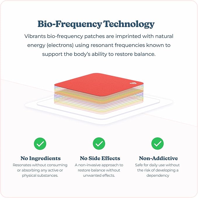 Bounce Back Patch | Vibrants Bio-Frequency Patches for Pain | Sample Pack - 7 Pain Patches