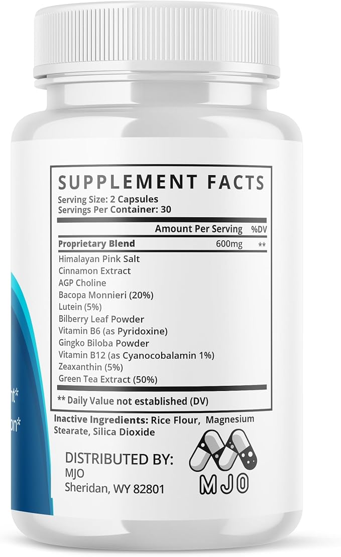Optivell Eye Capsules Official Optivell Eye Vitamin Pills with All Natural Ingredients Advanced Vision Formula Supplement Pills Supporting Ocular Health and Wellness Naturally (60 Capsules)