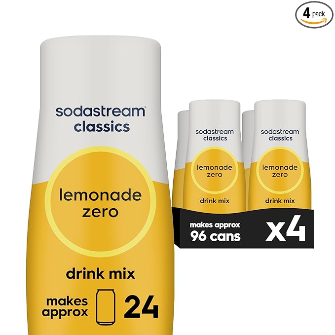 SodaStream SodaStream Zero Lemonade Drink Mix 14.9 Fl Oz (Pack of 4)