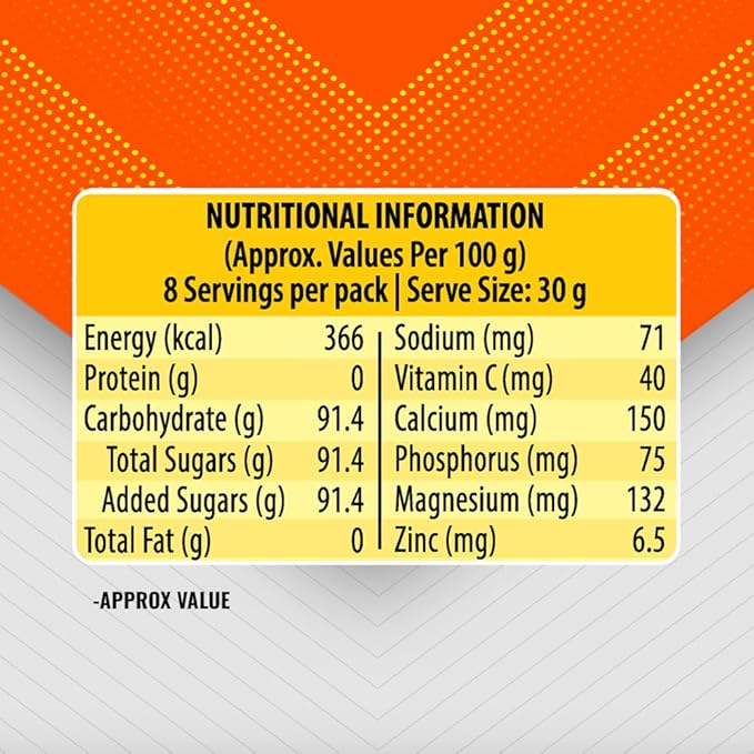 Glucon-D Instant Energy Health Drink Tangy Orange - 1kg Refill with free bottle