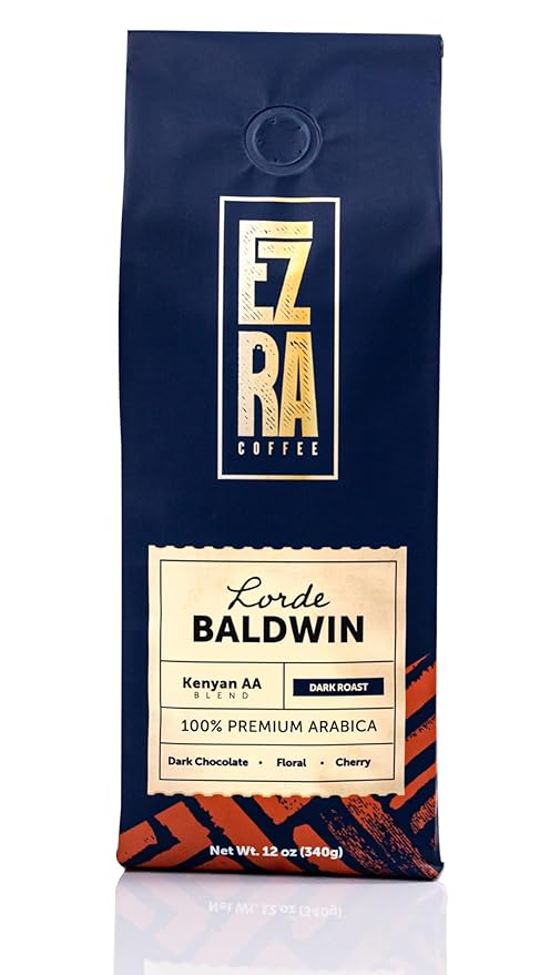 Lorde Baldwin - Dark Roast Ground Coffee - 12 ounce