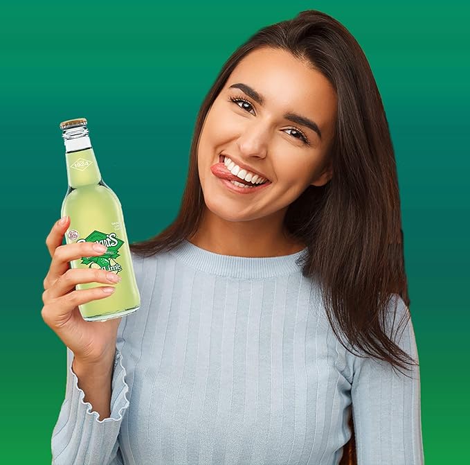 Stewart's Key Lime Soda 12 fl oz (12 Glass Bottles)