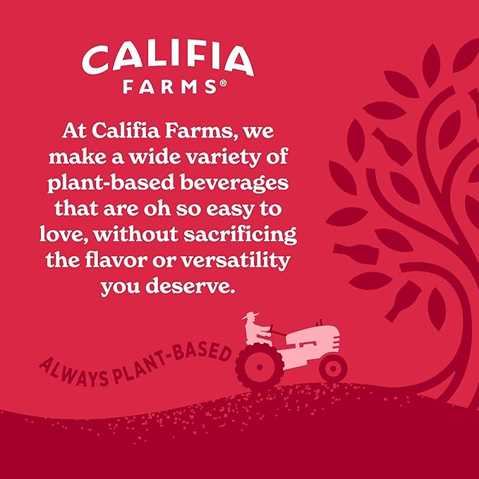 Califia Farms - Pure Black Medium Roast Cold Brew Coffee 32 Oz (Pack of 12) 100% Arabica Shelf Stable Plant Based Vegan Gluten Free Non GMO Sugar Free Iced Coffee