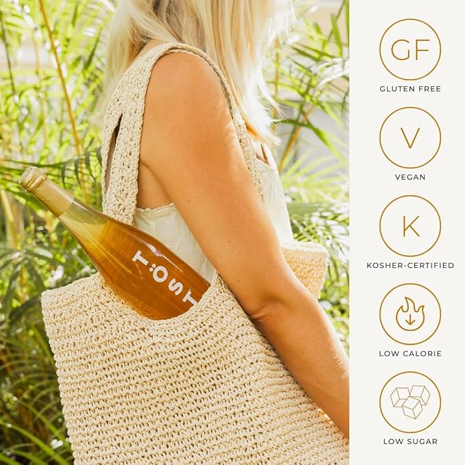 TÖST+ TÖST Rosé All-Natural Non-Alcoholic Sparkling Beverage 750 ML - 6 Pack
