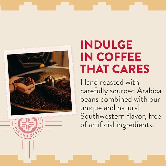 New Mexico Piñon Coffee Naturally Flavored Coffee (Traditional Piñon Whole Bean 2 pound)