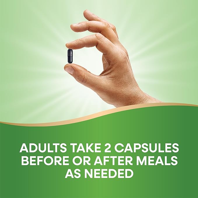 Nature's Way Activated Charcoal Binds Unwanted Materials and Gas in the Digestive Tract* 560 mg per 2-Capsule Serving 360 Capsules (Packaging May Vary)