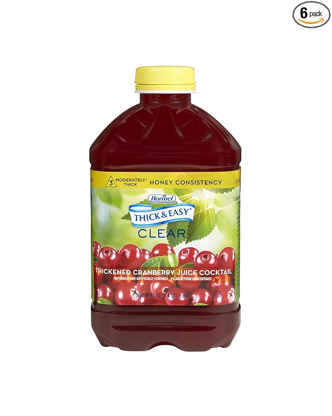 Hormel Health Labs Thick &amp Easy Thickened Juice Cranberry Honey-48 Oz