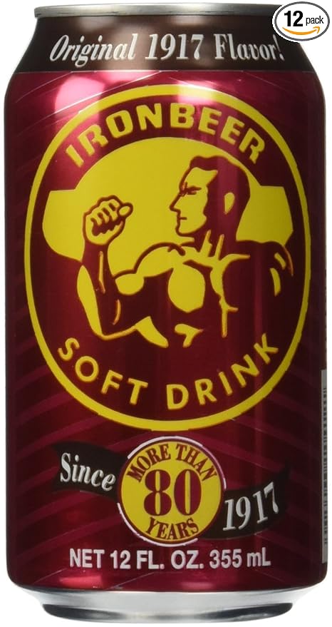 Ironbeer Soft Drink (12 Pack Total of 144fl.oz)