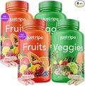 Fruits and Veggies Supplement - 90 Fruit and 90 Vegetable Capsules - 100% Whole Natural Superfood - Filled with Super Greens Vitamins and Minerals - Supports Balance Energy Levels (2 Pack)