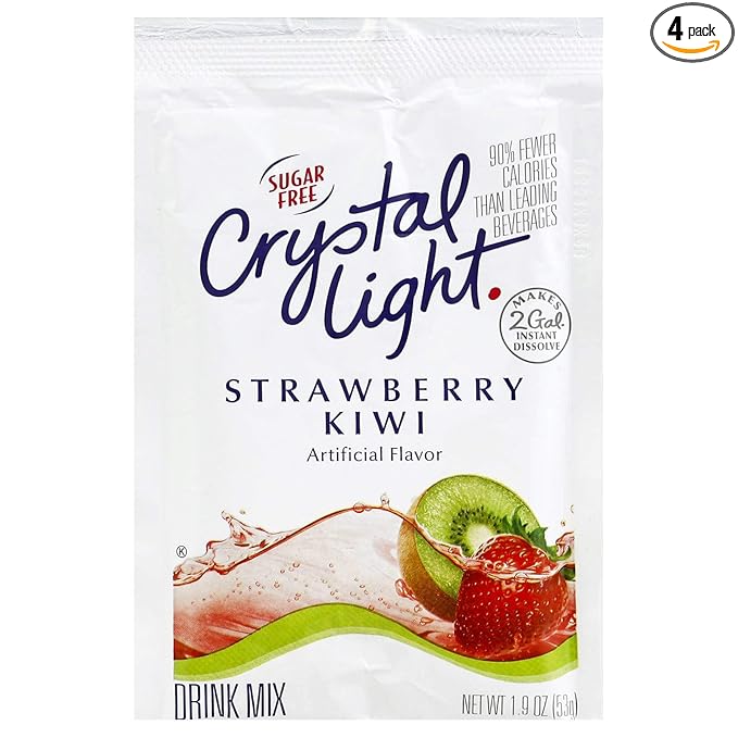 Crystal Light Sugar-Free Strawberry Kiwi Drink Mix 12 - 1.9 oz Packets