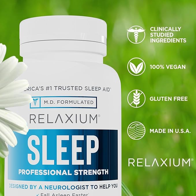 Relaxium Sleep &amp Joint Relief Bundle Melatonin &amp Ashwagandha Sleep Aid + CurcuTame &amp Glucosamine Chondroitin 60 Capsules Each Drug-Free Support for Sleep &amp Joint Health