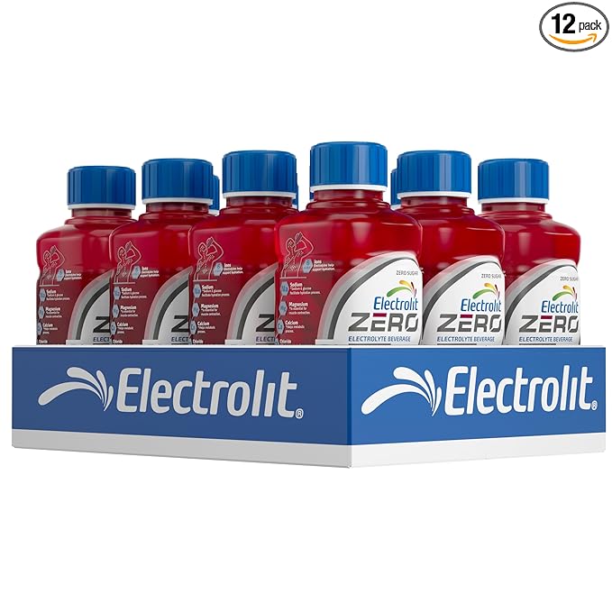Electrolit Zero Electrolyte Beverage Fruit Punch Splash 21 Fl Oz bottle (Pack of 12)