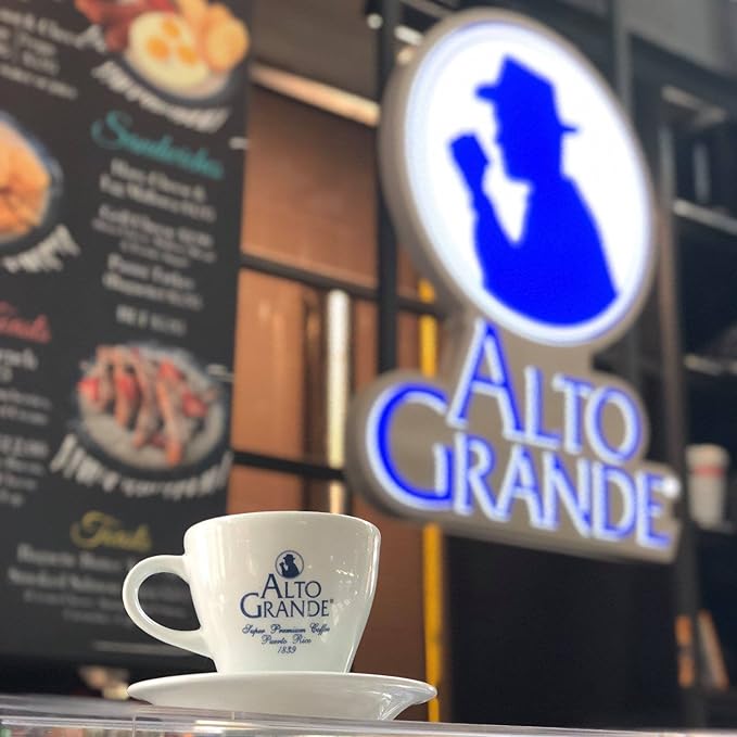 Alto Grande Super Premium Coffee Beans Medium Dark Roast Single Origin Puerto Rico Arabica Whole Bean 2 Pound (Pack of 1)