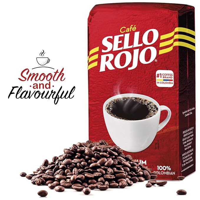 Sello Rojo Tradicional Medium Roast Ground Coffee Bricks 8.8 oz Pack of 10