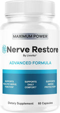 Nerve Restore - Advanced Formula Capsules Natural Premium Formula Daily NerveRestore Pills Support Comfort Nerve Restored Vitamins Health Wellness 60 Capsules for 1 Month