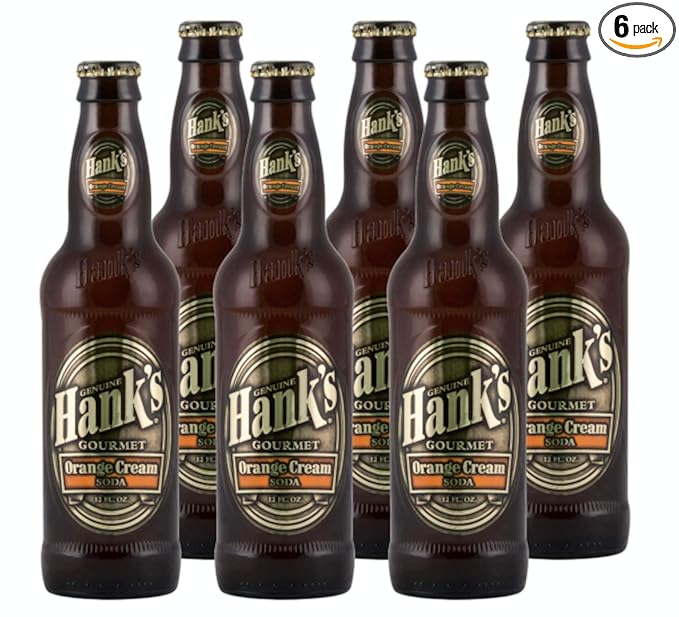 Pack of 6 - Hank's Gourmet Sodas (Orange Cream)