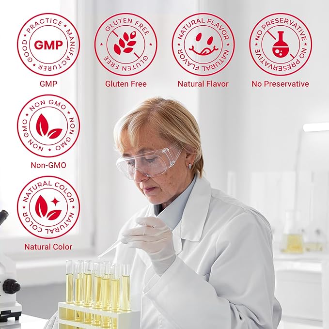 Heivy Liposomal Liquid Collagen for Women 10000mg Marine Collagen Peptides &lt1000Da Patented Liposome 133% Higher Absorption CoQ10 Biotin Vitamins GMP Tested Non-GMO Gluten Free 50mL 10 Bottle
