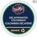Timothy's World Coffee DECAF Colombian 4 Boxes of 24 K-Cups for Keurig Brewers (Packaging May Vary)