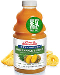 Dr. Smoothie 100% Crushed Pineapple Blend – No Added Sugar Made with Real Fruits/Fruit Juice – Vegan No Artificial Colors or Flavors – Tropical Pineapple Banana Hint of Coconut – 46 oz Bottle