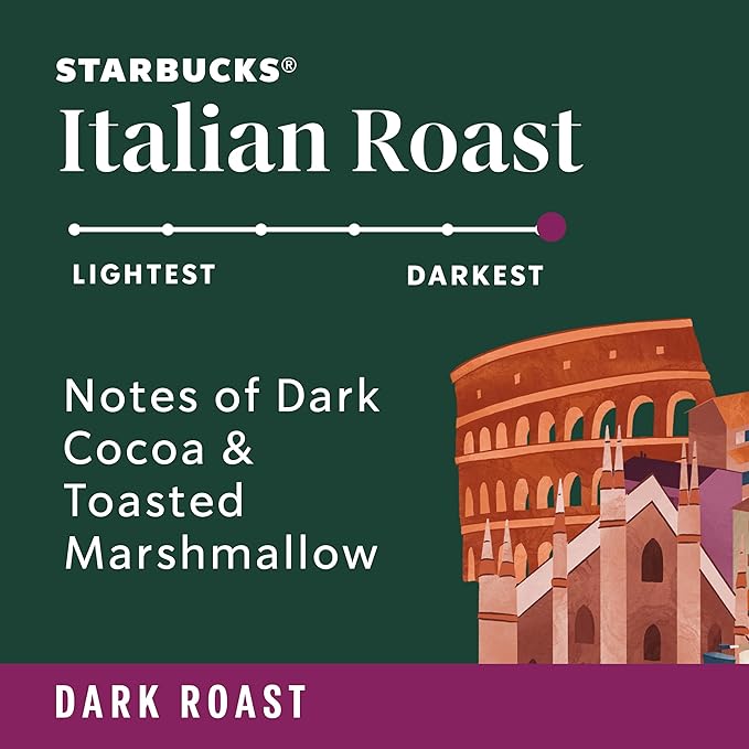 Starbucks VIA Instant Coffee Packets Single Serve Dark Roast Coffee Italian Roast 96 Packets