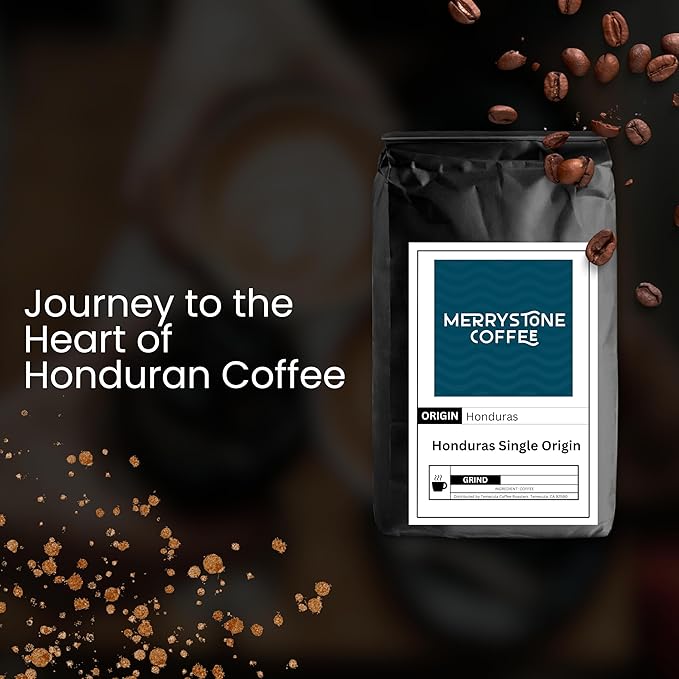 Merrystone Honduras Single Origin Medium Roast Roasted to Order Coffee 5 Lb Standard Grind