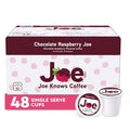 Joe Knows Coffee Single Serve Cups Pods and Capsules Chocolate Raspberry 48 Count