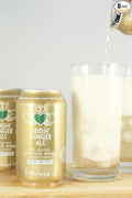 KauffmanTreats Frannie Sparkling Beverage- Zero Calories &amp Sugar Aspertame Free: 8-Ct 12 Oz. Cans (Irish Ginger Ale)