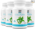 Yes You Can! Collagen Capsules for Women and Men Dietary Supplement to Promote Healthy Hair Skin and Nails 290 mg Bovine Collagen Vitamin A Vitamin D3 Zinc and Copper 30 Capsules - 4 Pack