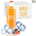BAWLS Guarana Mandarin Orange BAWLS Guarana Drink Guarana Soda Guarana Fueled Soda for Energy High Energy Caffeinated Drink 10oz 24 Pack Glass Bottles