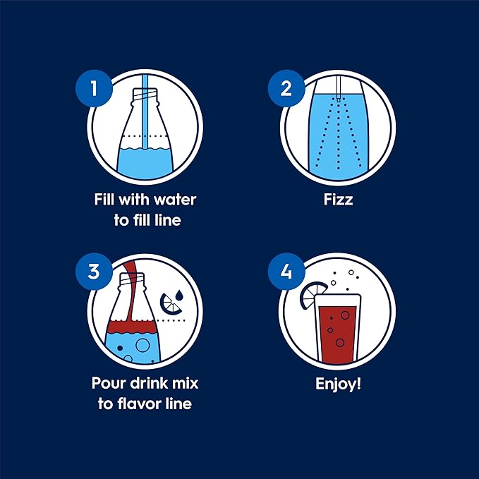 SodaStream® Pepsi® Zero Sugar New Pour Bottle Beverage Mix 14.9 Fl Oz (Pack of 4)