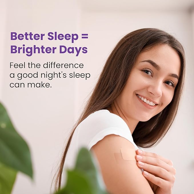 Melatonin Patches for Adults - 30 Beige Sleep Patches Skin Friendly Sleep Promoting Stickers with Natural Ingredients - Supports Better Sleep and Relaxation