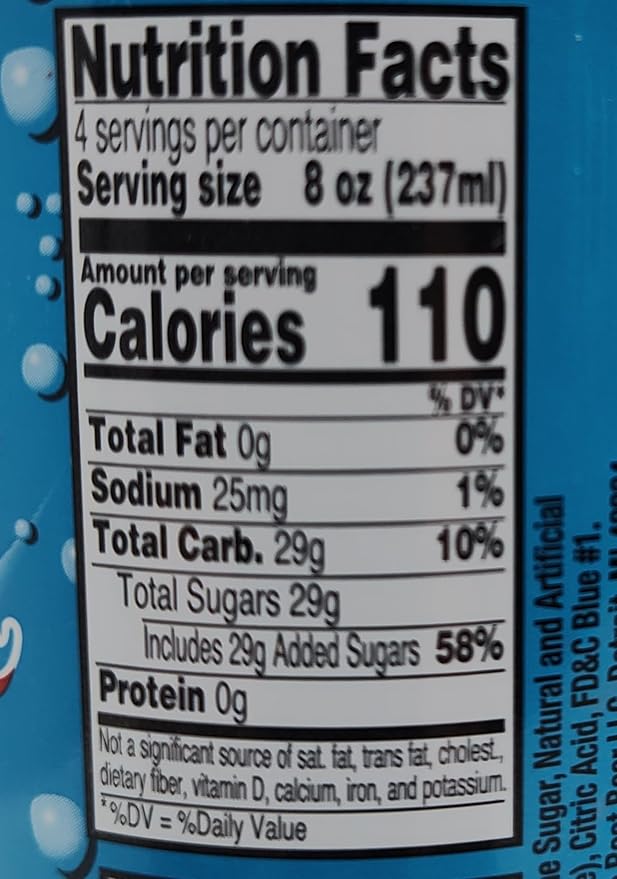 4 pack of Frostie Soda Pop Soft Drink 32oz Plastic Bottles (32oz Blue Cream Soda)