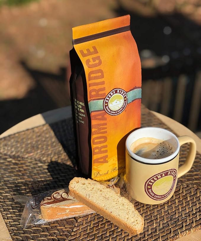 AromaRidge Ethiopia Yirgacheffe Kochere Single Origin 100% Arabica Coffee Ground Coffee 2lb