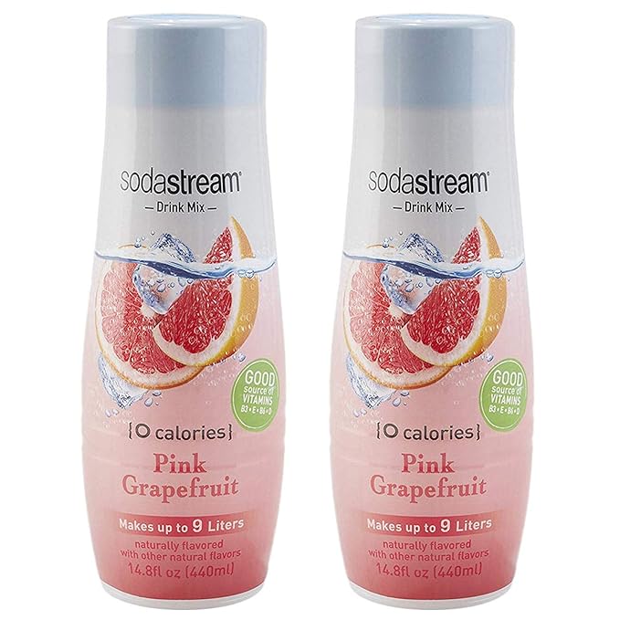 SodaStream Pink Grapefruit Zero Calorie 14.8 Fl Oz (Pack Of 2)