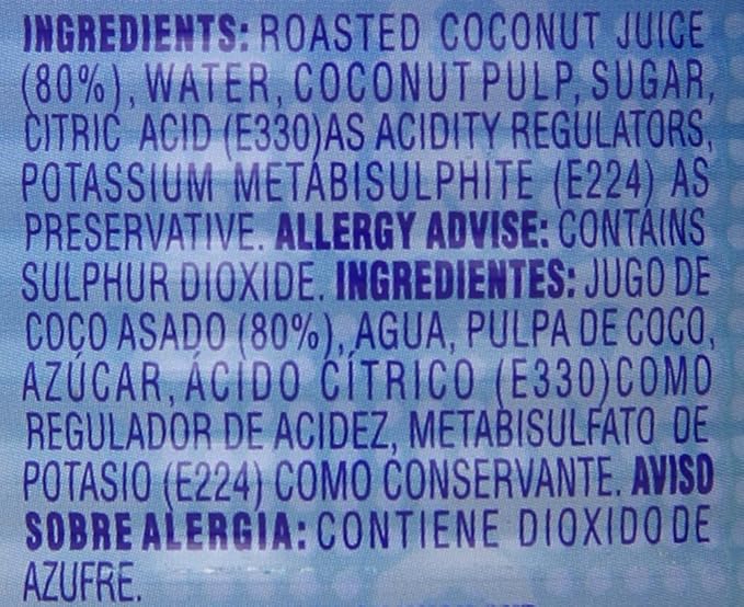 Goya Roasted Coconut Water 17.6 Ounce (Pack of 24)