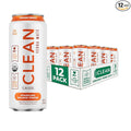 CLEAN Cause Zero Sugar Orange Ginger Yerba Mate Tea Sparkling USDA Organic Energy Drink Alternative Zero Calorie 160mg Natural Caffeine Soda Alternative Plant-Based (16oz cans 12-Pack Case)