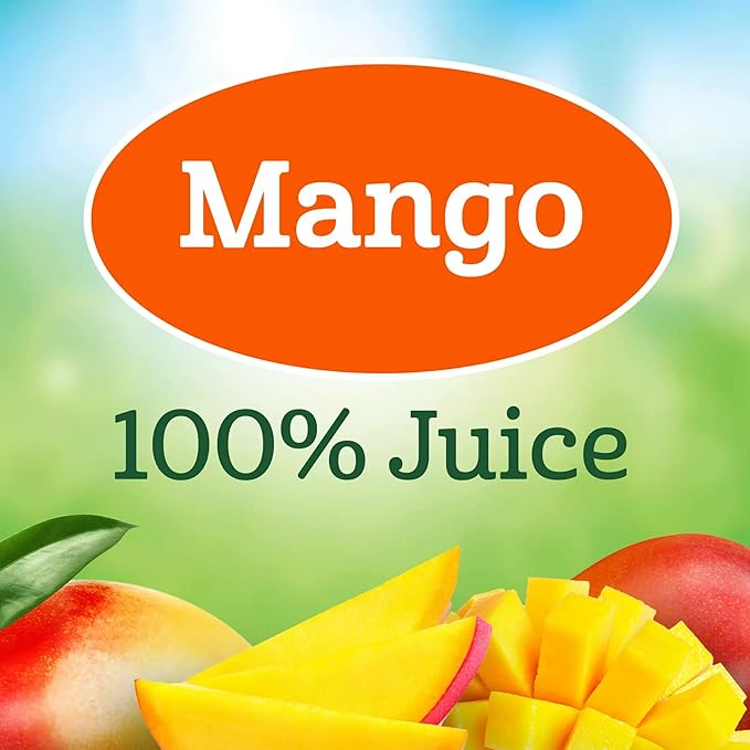 Juicy Juice Mango 100% Juice Two 64 Fl Ounce Bottles No Sugar Added Drink Vitamin C 2 Pack by ZIUU