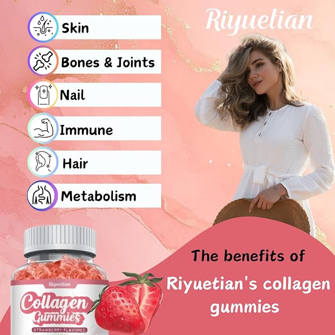 2 Pack Collagen - Hydrolyzed Collagen Peptides with Biotin Collagen for Supports Healthy Skin Strong Nails &amp Thick Hair - Non-GMO &amp Gluten Free Complex Supplement - 120 Vegan
